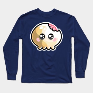 Kawaii Cute Skull and Brains Long Sleeve T-Shirt